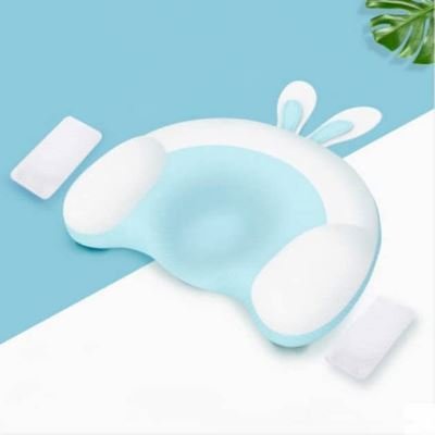 Oreiller Bébé - BestBabyPillow™ - Bleu - TrésorBébé