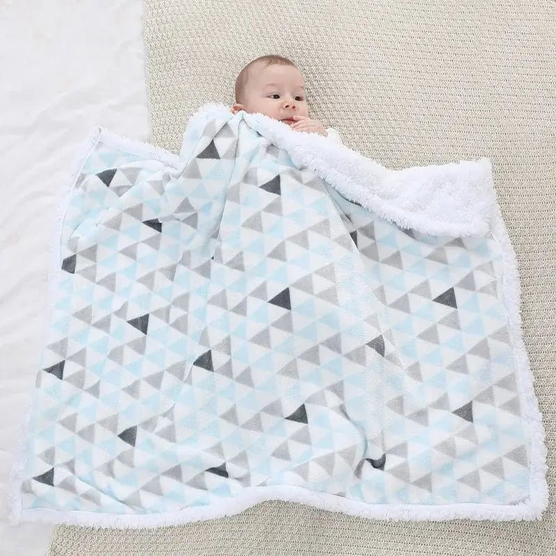 COUVERTURE DE BÉBÉ - couverture bebe polaire | Ultra Douce Double Faces - TrésorBébé
