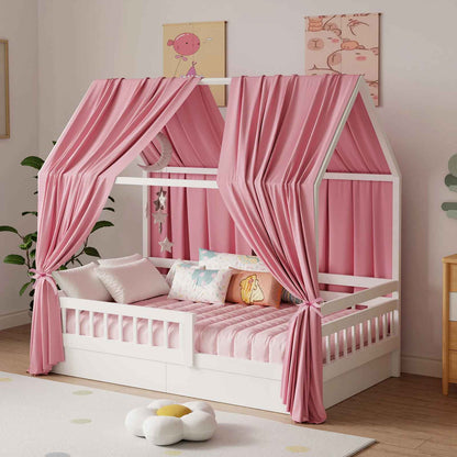 Ciel de lit - cabane | Nuits Magiques Rose 