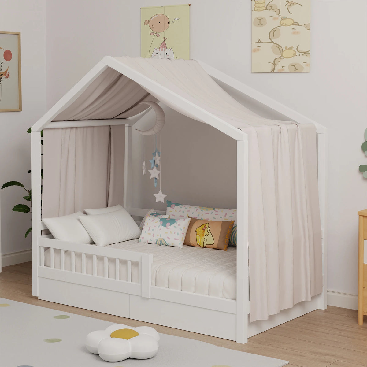 Ciel de lit | Mousseline ConfortDreams Blanc