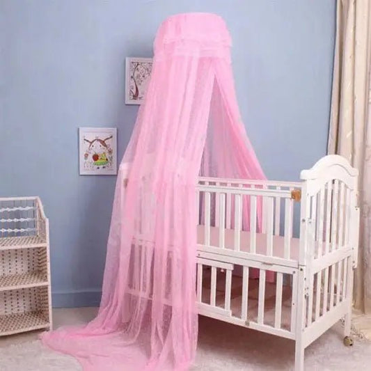 Ciel de lit bébé | CoconNest Apaisant Rose autour du berceau
