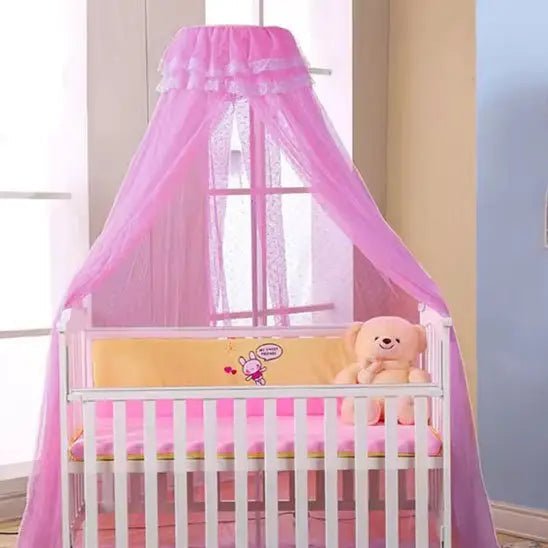 Ciel de lit bébé | CoconNest Apaisant Violait autour du berceau