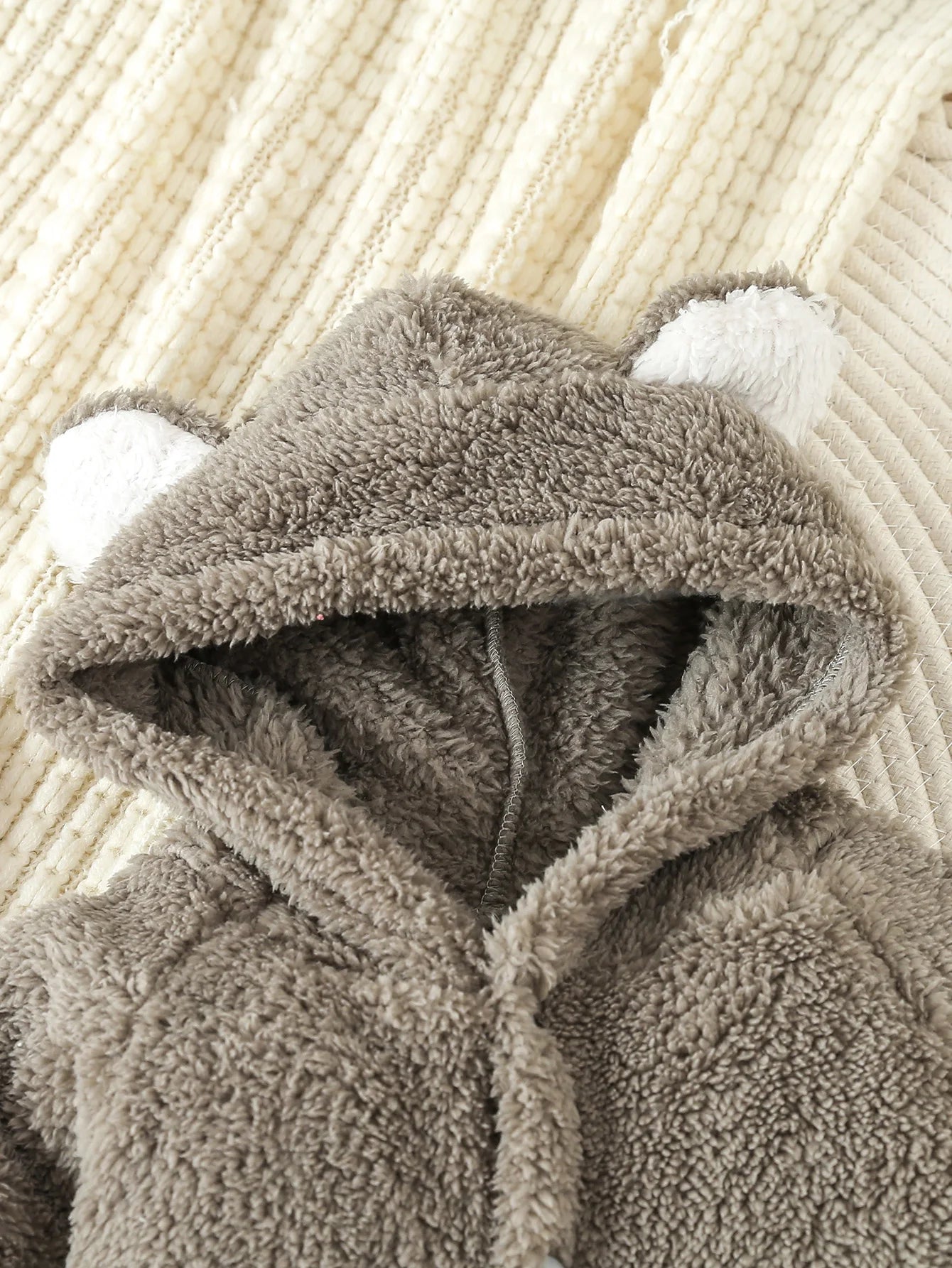 Combinaison hiver pour bebe | Confort Grise capuche