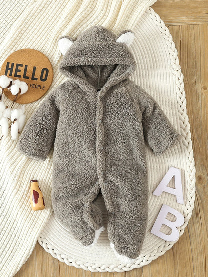 Combinaison hiver pour bebe | Confort Grise sur le tapis