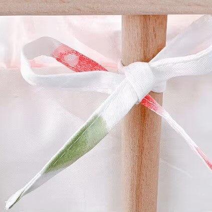 Linge de lit bebe - DouxSommeil - Cerises & Lapins - TrésorBébé attache