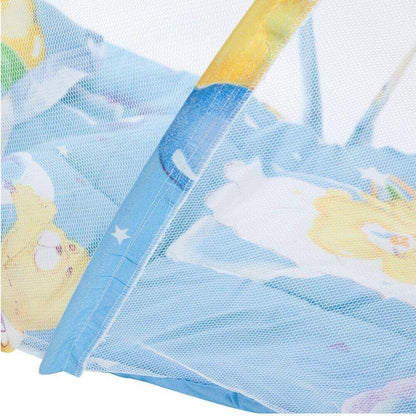 Lit Moustiquaire Bébé - SleepNest - Bleu - TrésorBébé Gros Plan