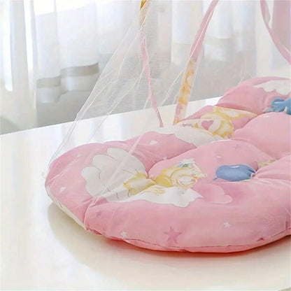Moustiquaire Lit Bébé - SleepNest - Rose - TrésorBébé en gros plan