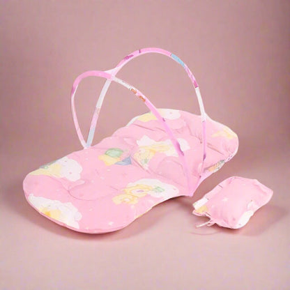 Moustiquaire Lit Bébé - SleepNest - Rose - TrésorBébé avec le cousin