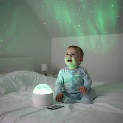 Veilleuse enfant | Projection Féerique avec l'enfant qui regarde au plafond