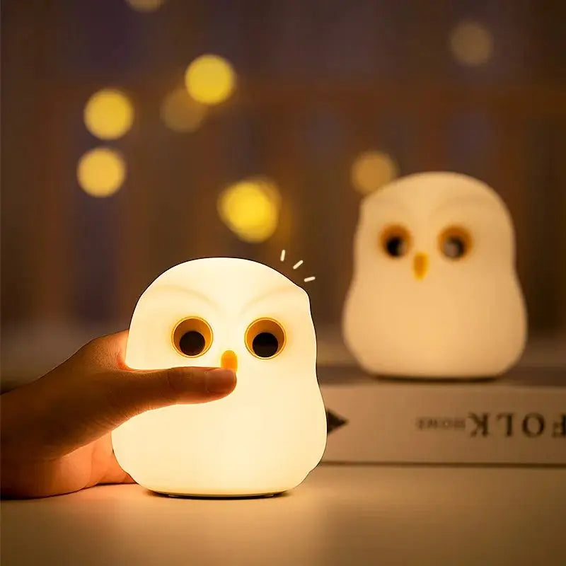 veilleuse enfant | Hibou 9 Couleurs Rechargeable