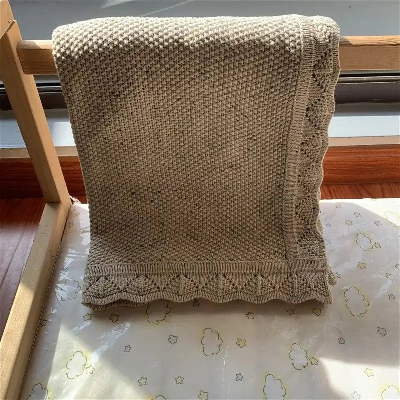 Couverture bebe en crochet | Douce Respirante