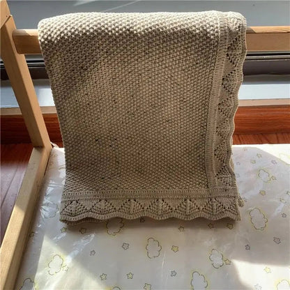 Couverture bebe en crochet | Douce Respirante