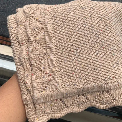 Couverture bebe en crochet | Douce Respirante