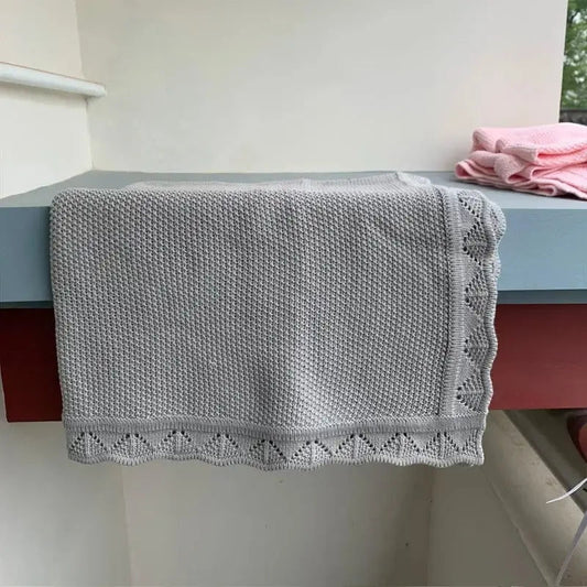 Couverture bebe en crochet | Douce Respirante