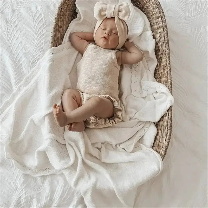 Couverture bebe en crochet | Cocooning