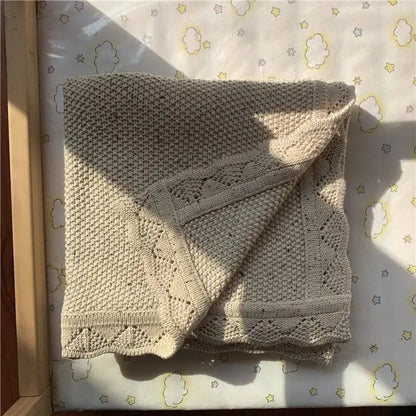 Couverture bebe en crochet | Douce Respirante