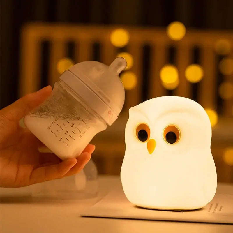 veilleuse enfant | Hibou 9 Couleurs Rechargeable