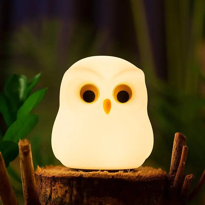 veilleuse enfant | Hibou 9 Couleurs Rechargeable