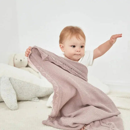 Couverture bebe en crochet | Cocooning